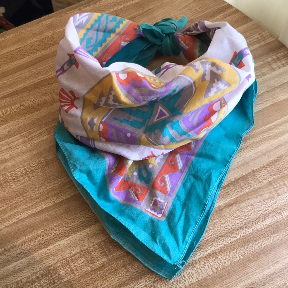 Vintage Wamcraft USA Western Bandanna